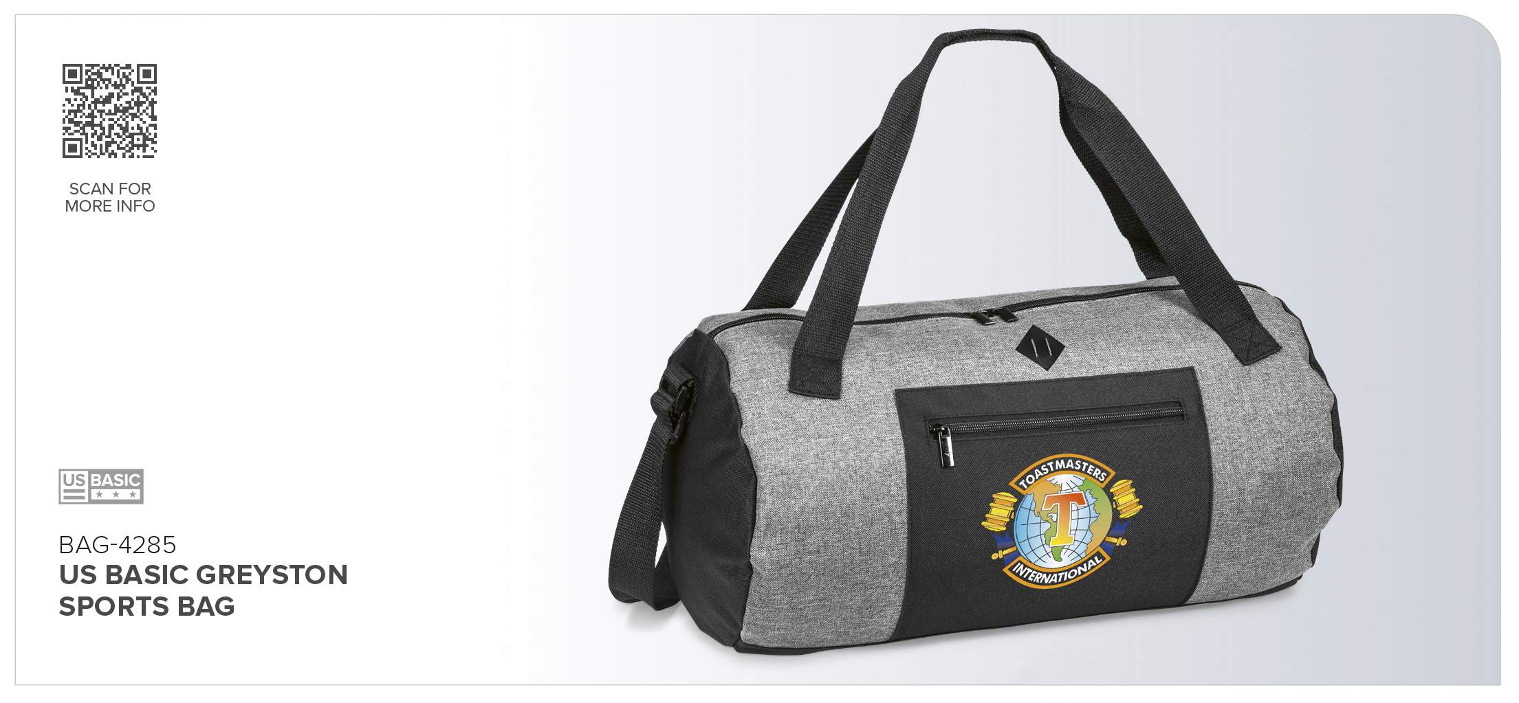 US Basic Greyston Sports Bag CATALOGUE_IMAGE
